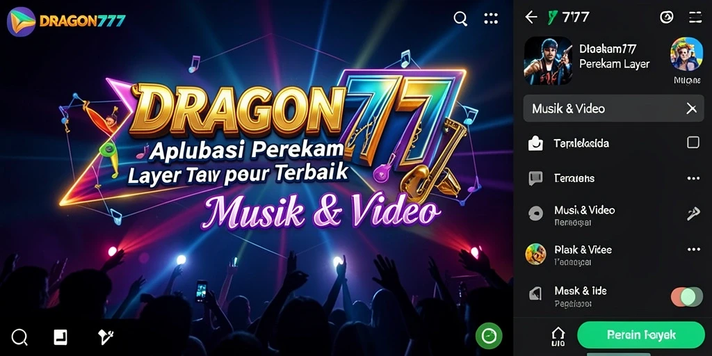 Tampilan antarmuka perekam layar DRAGON777 yang sederhana dan efisien.