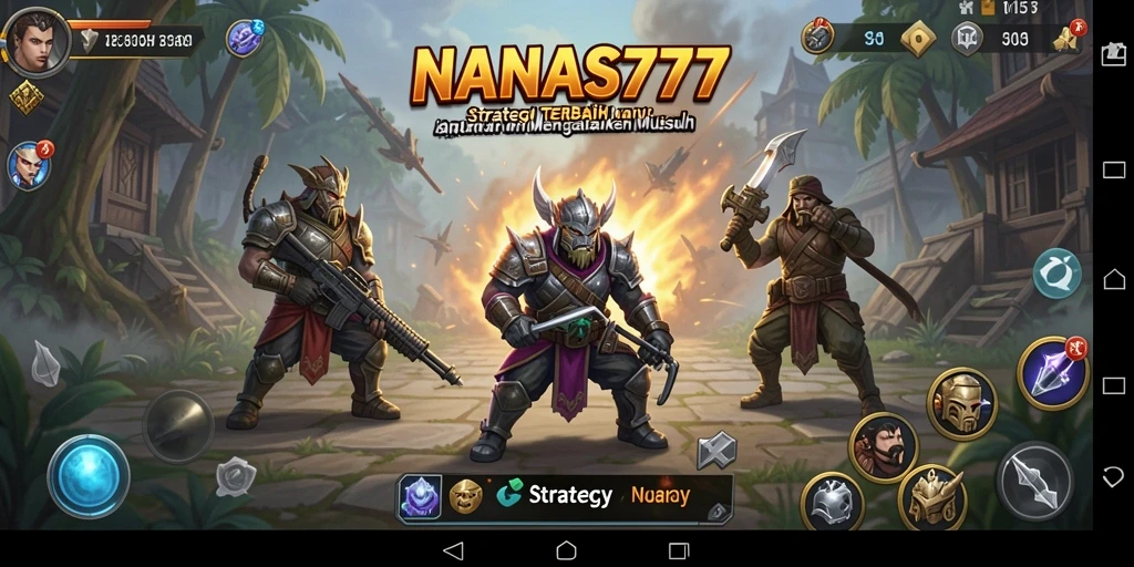 Antarmuka pengguna NANAS777 yang menarik dan fungsional.