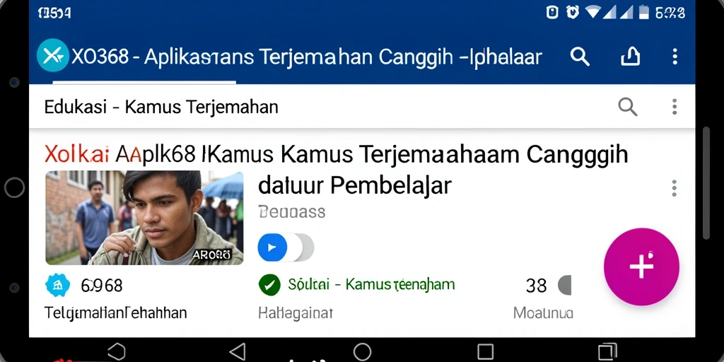 Tampilan antarmuka aplikasi XO368 yang intuitif dan mudah digunakan.