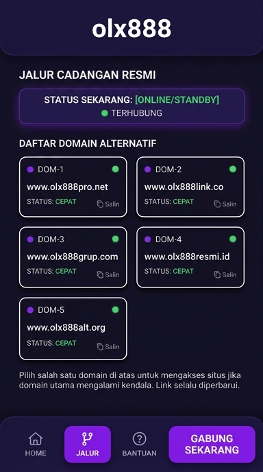 Tampilan link alternatif olx888